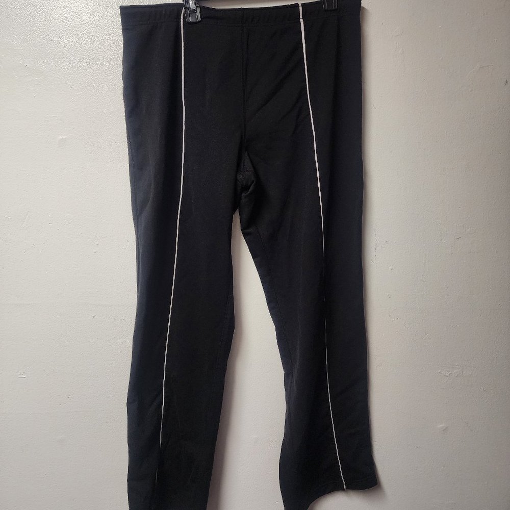 Athletic Works XL Women's black polyester blend workout pants Gym